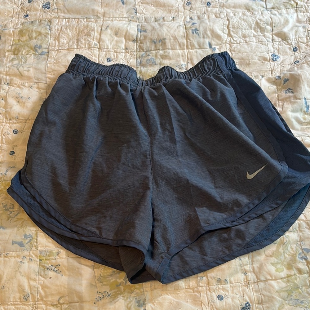 Nike Blue  Athletic Shorts with Elastic Waistband